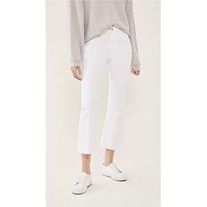 Joe's Jeans Stretch Women’s Hi Honey (High-rise) Crop Bootcut Jeans, White, 24